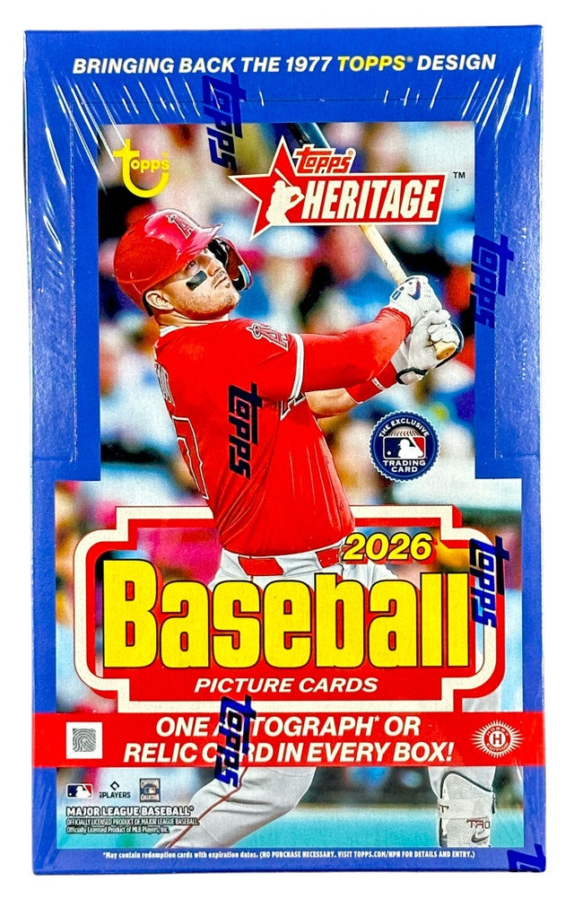 2026 Topps Heritage Baseball Hobby Box
