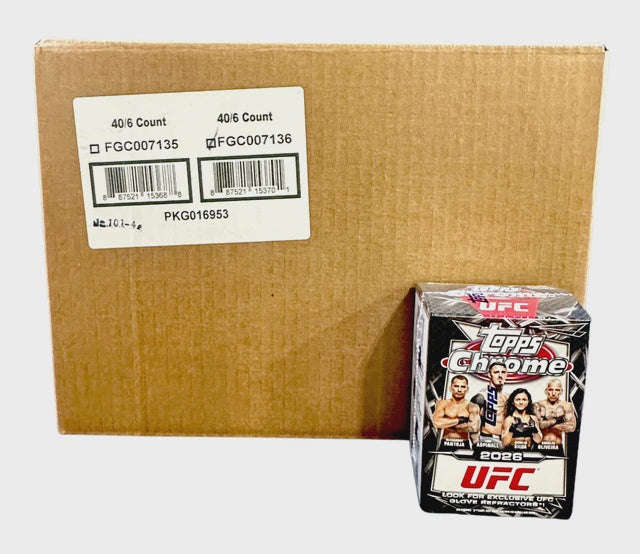 2026 Topps Chrome UFC Blaster Box Case (40)