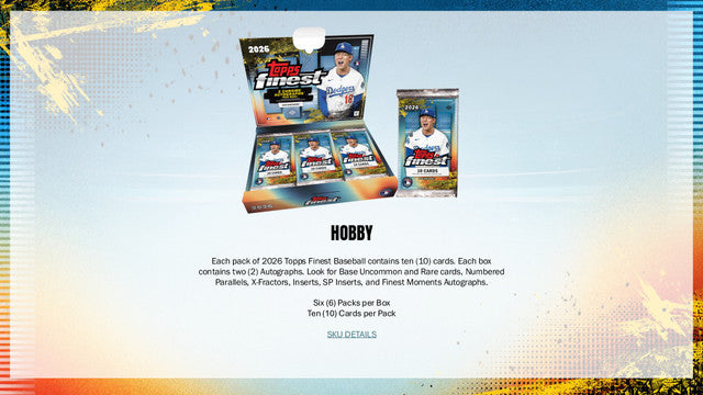 2026 Topps Finest Baseball Hobby Box