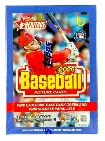2026 Topps Heritage Baseball Blaster Box
