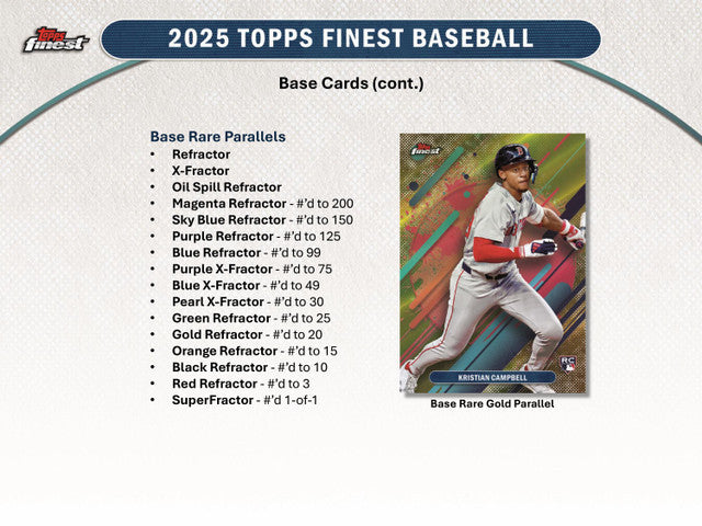 2025 Topps Finest Baseball Hobby Case (8)
