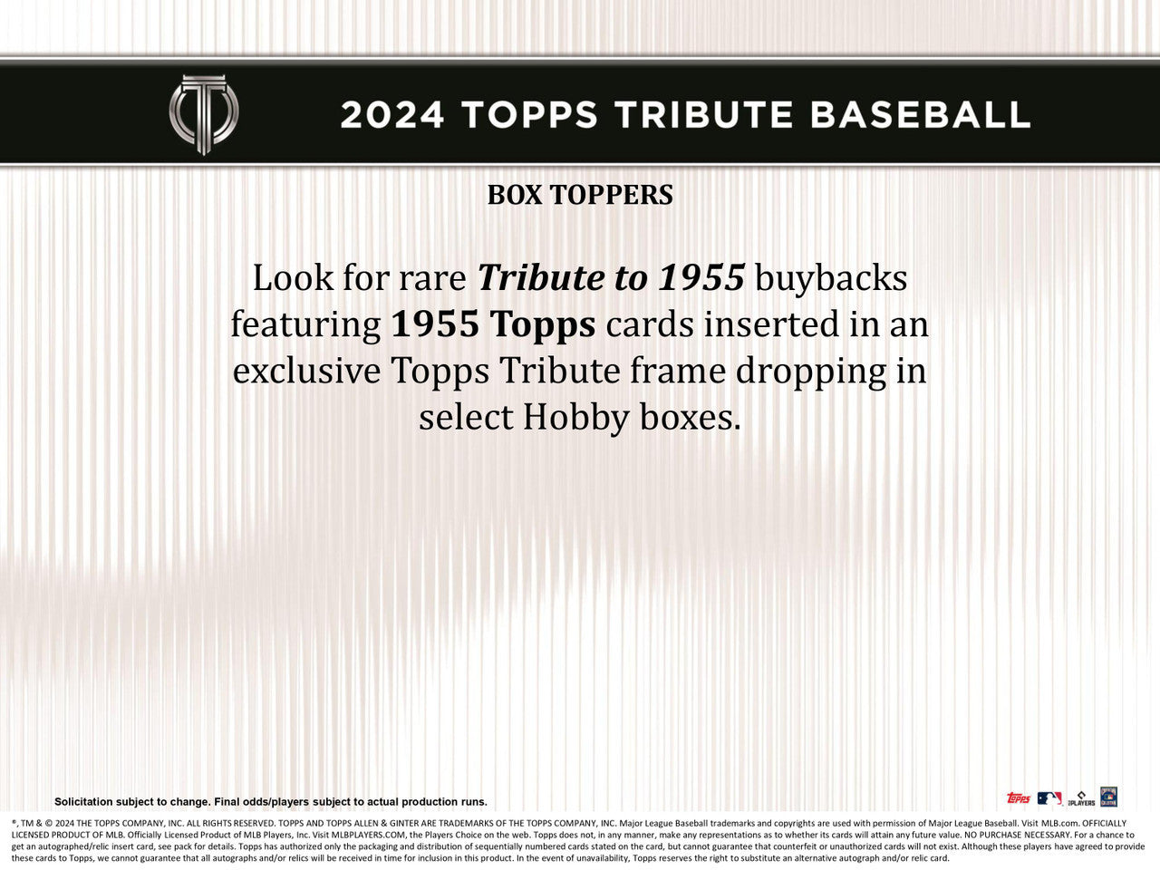 2024 Topps Tribute Baseball Hobby Case (6)