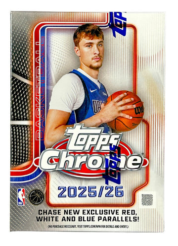 2025/26 Topps Chrome Basketball Blaster Box