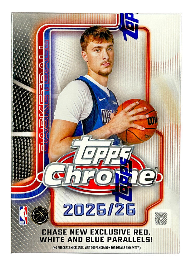 2025/26 Topps Chrome Basketball Blaster Box