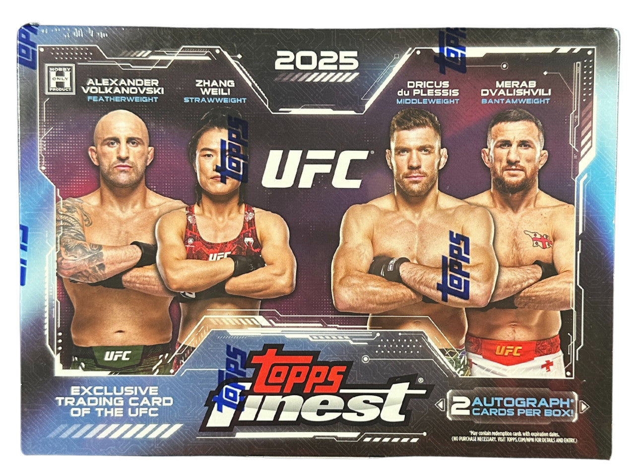 2025 Topps Finest UFC Hobby Box
