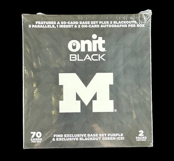 2025 Onit Black University of Michigan Football Ultra Edition Box