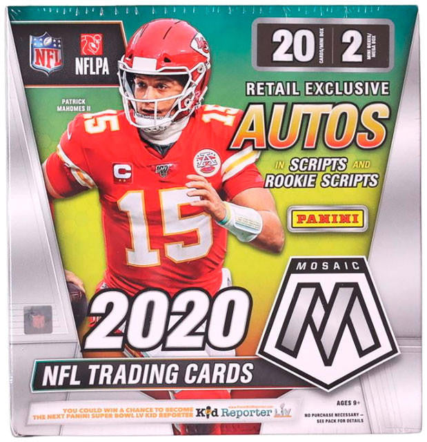 2020 Panini Mosaic Football Mega Box Retail Exclusive