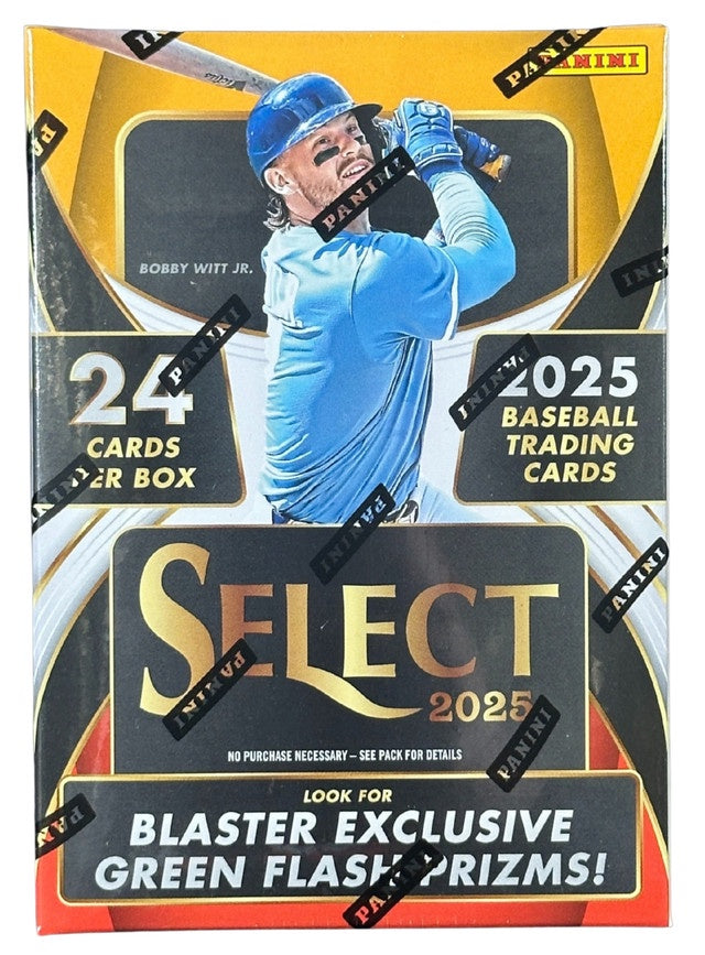 2025 Panini Select Baseball Hobby Blaster Box (Green Flash)