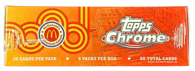 2025 Topps Chrome McDonald's All American Basketball Mega Box