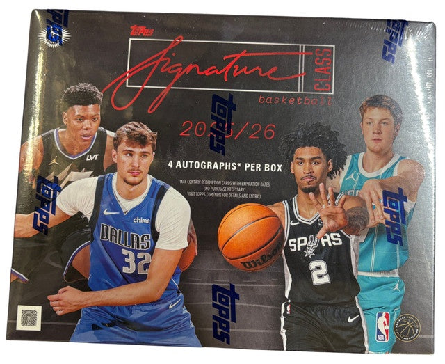 2025-26 Topps Signature Class Basketball Jumbo Hobby Box