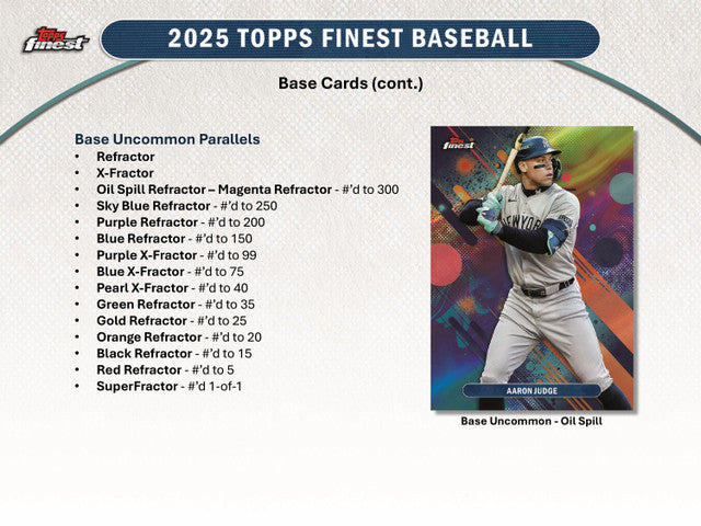 2025 Topps Finest Baseball Hobby Case (8)