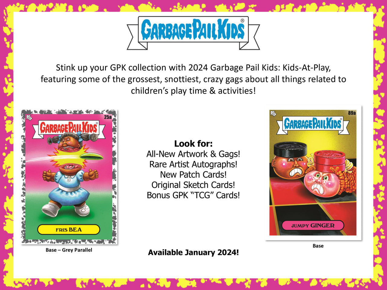 2024 Topps Garbage Pail Kids Series 1 Kids At Play Hobby Box