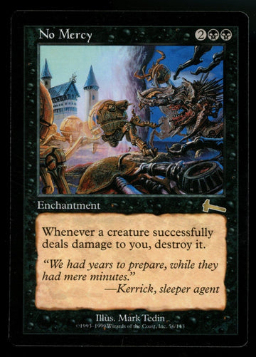 Magic The Gathering MTG No Mercy Urza's Legacy #56/143