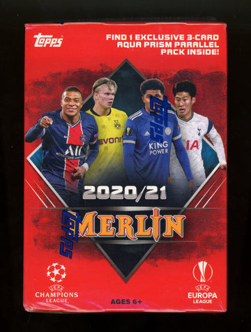 2020/21 Topps Merlin UEFA Soccer Blaster Box