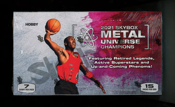 2021 Upper Deck Skybox Metal Universe Champions Hobby Box