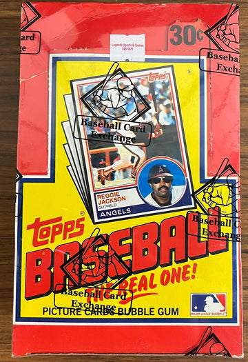 1983 Topps Michigan Baseball Wax Box BBCE Wrapped And Sealed