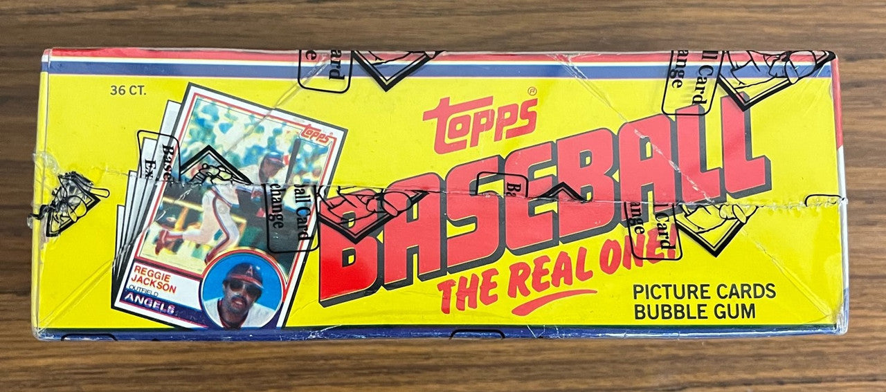 1983 Topps Michigan Baseball Wax Box BBCE Wrapped And Sealed