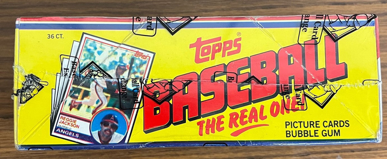 1983 Topps Michigan Baseball Wax Box BBCE Wrapped And Sealed