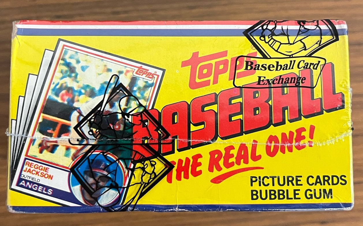 1983 Topps Michigan Baseball Wax Box BBCE Wrapped And Sealed