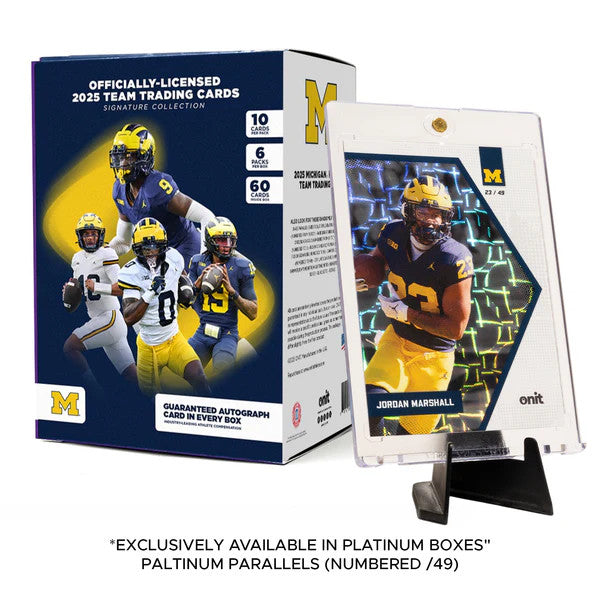 2025 Onit University of Michigan Football Platinum Box