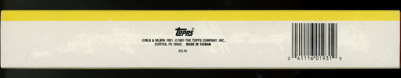 1991 Topps Micro Baseball Factory Sealed Set