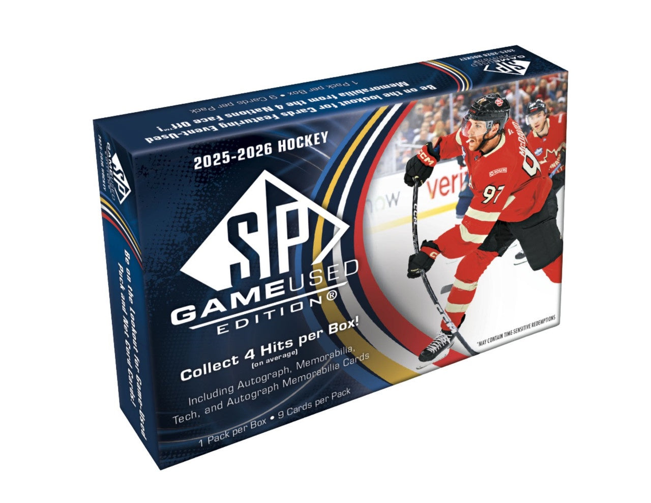 2025-26 Upper Deck SP Game Used Hockey Hobby Box