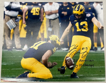 Jake Moody Signed Autographed 16x20 Photo 2 Inscriptions