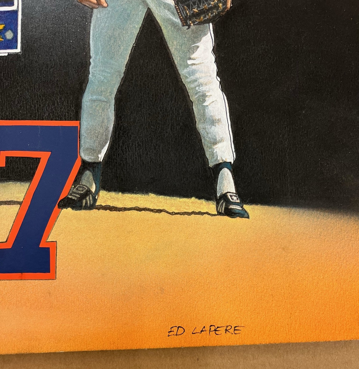 Jack Morris Signed Autographed Original Ed Lapere Painting 16x24