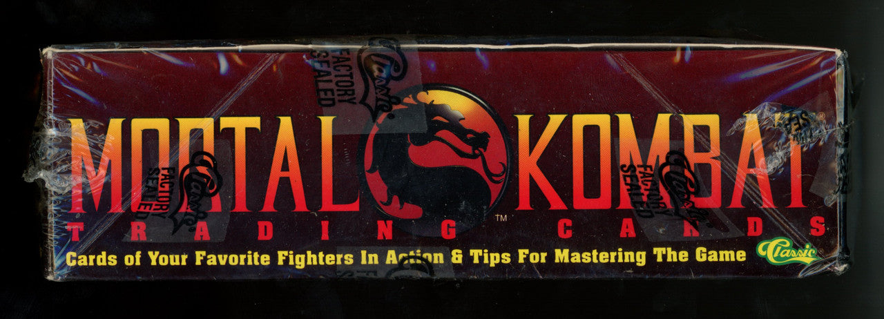 1994 Classic Mortal Kombat Trading Cards Factory Sealed Box