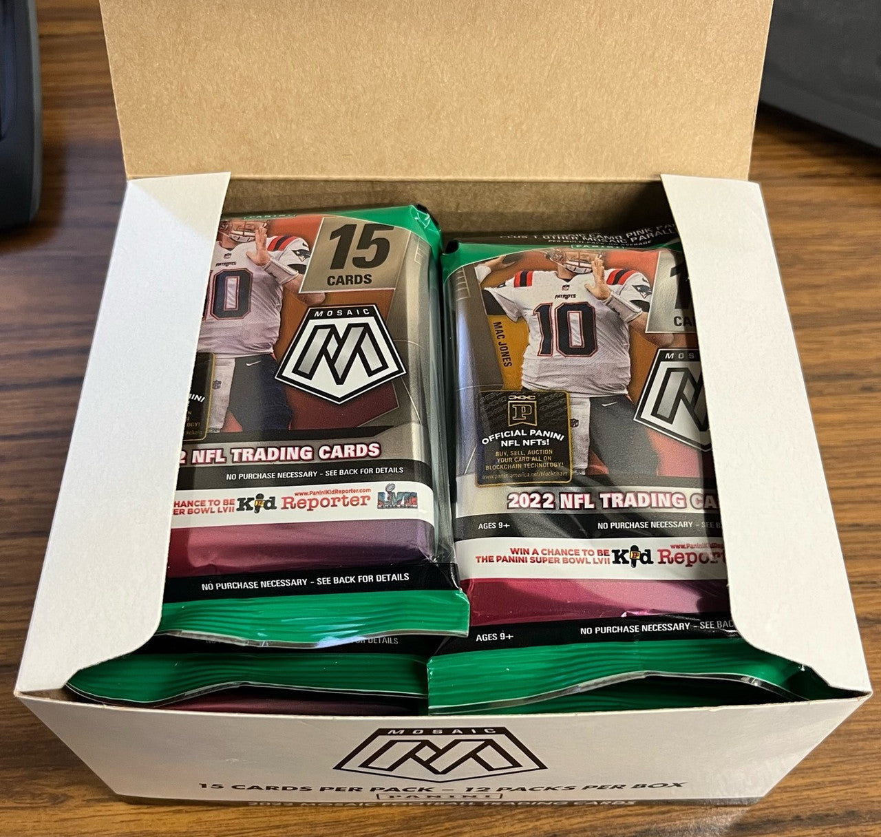 2022 Panini Mosaic Football Cello Multi Pack Box