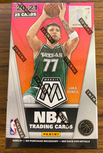 2020/21 Panini Mosaic Basketball Cereal Box