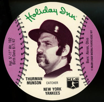 1977 Holiday Inn Thurman Munson MSA Disc
