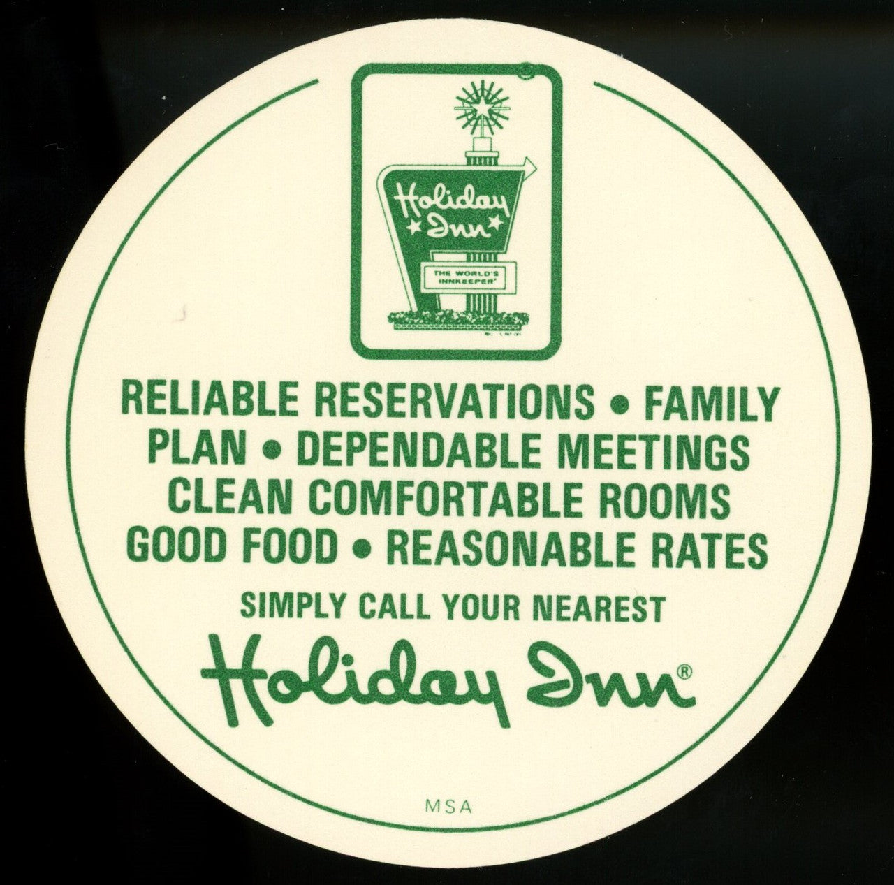 1977 Holiday Inn Thurman Munson MSA Disc