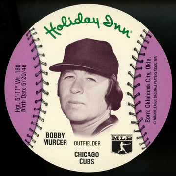 1977 Holiday Inn Bobby Murcer MSA Disc