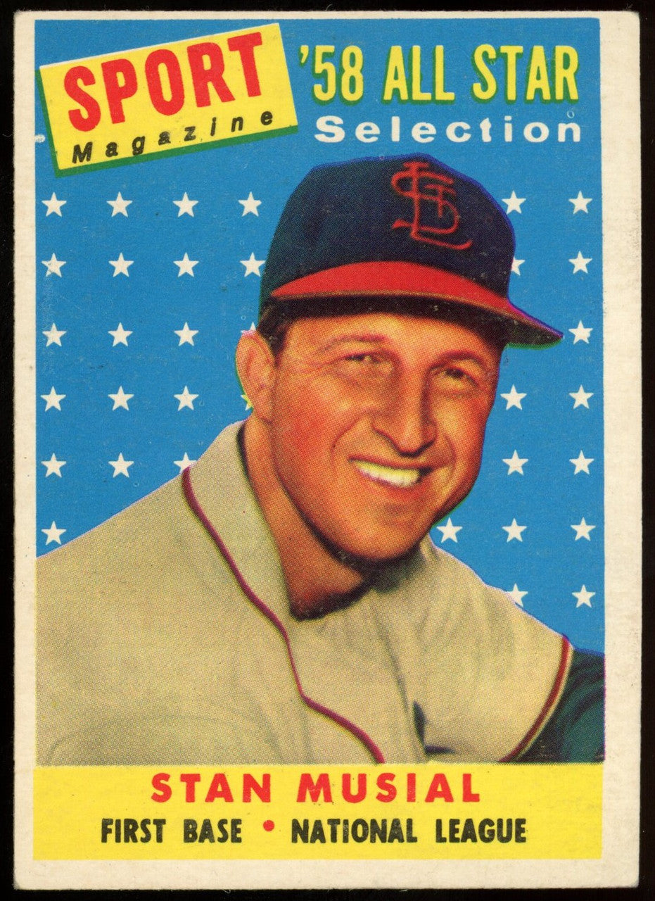 1958 Topps Stan Musial AS #476 EX