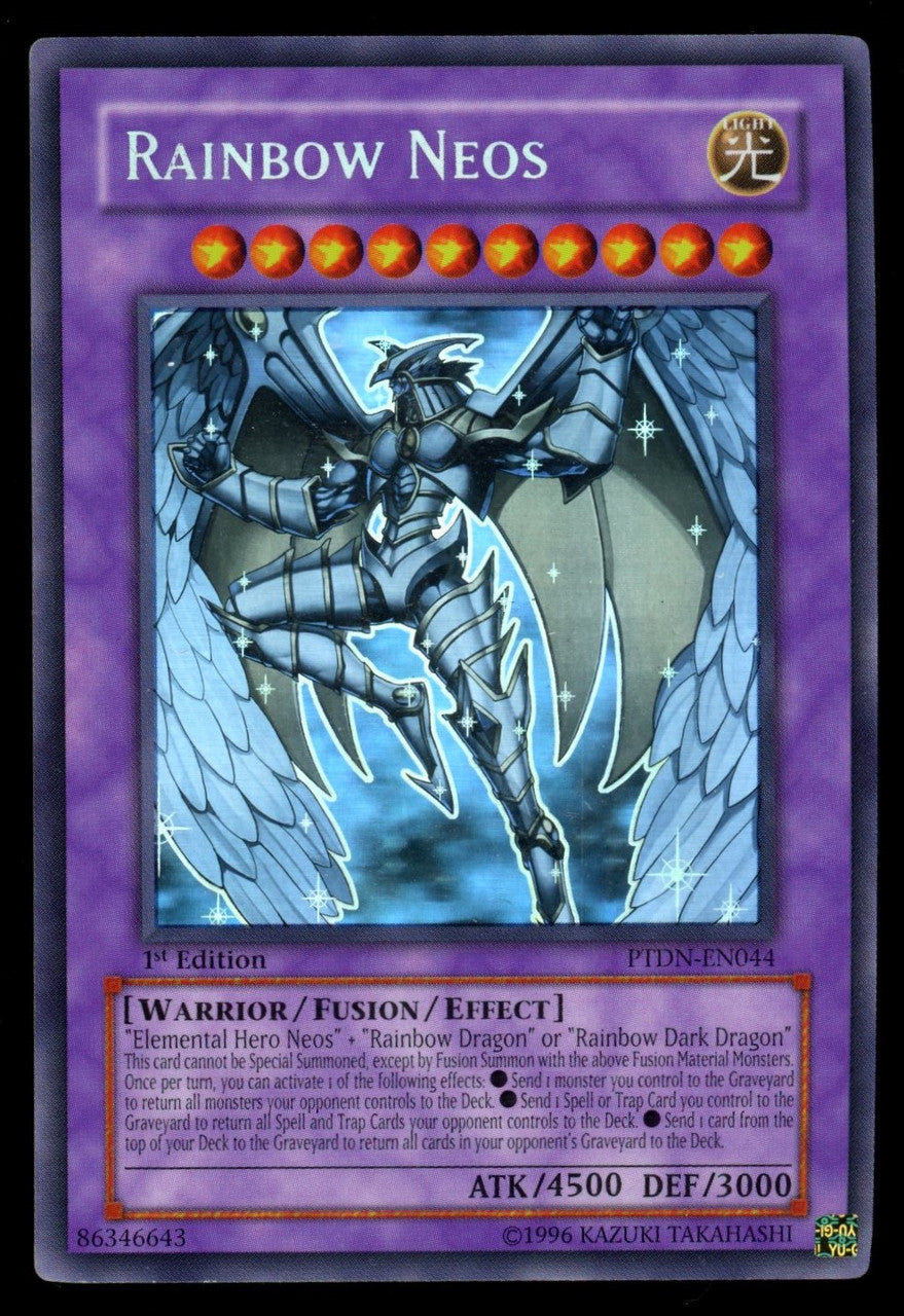 Yugioh Rainbow Neos 1st Edition Ghost Rare #PTDN-EN044