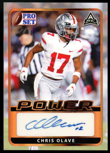 2021 Leaf Pro Set Power Chris Olave ARC Auto #BA-CO1