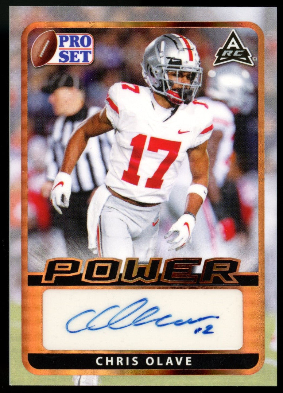 2021 Leaf Pro Set Power Chris Olave ARC Auto #BA-CO1