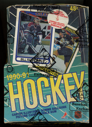 1990/91 O-Pee-Chee Hockey Wax Box BBCE Wrapped And Sealed