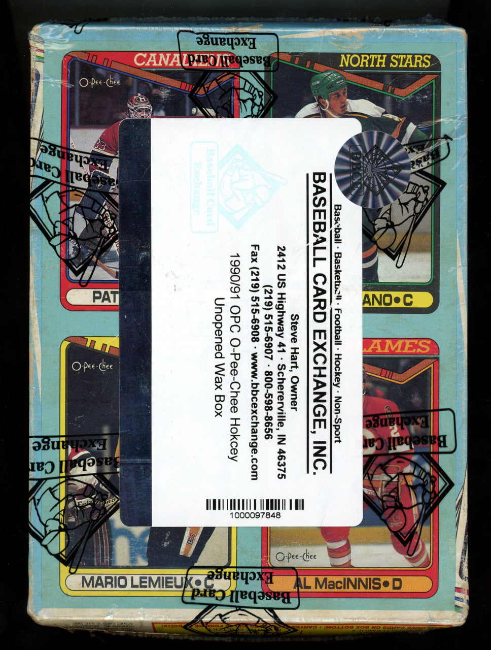 1990/91 O-Pee-Chee Hockey Wax Box BBCE Wrapped And Sealed