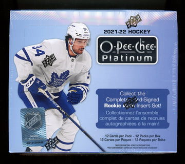 2021/22 Upper Deck O-Pee-Chee Platinum Hockey Hobby Box