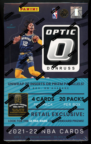 2021/22 Panini Donruss Optic Basketball Retail Box