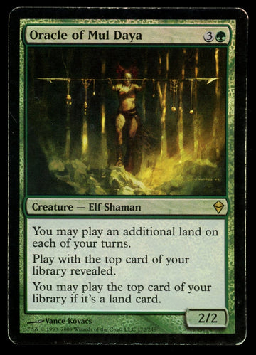 Magic Oracle of Mul Daya Zendikar Foil #172/249 MP