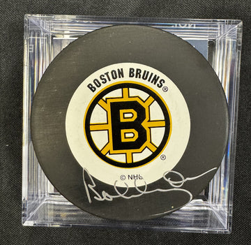 Bobby Orr Signed Autographed Bruins Hockey Puck JSA