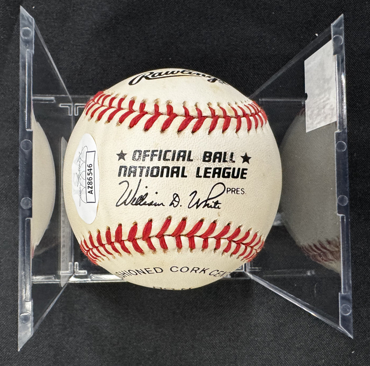 Ozzie Smith Signed Autographed Rawlings ONL Baseball JSA *6546