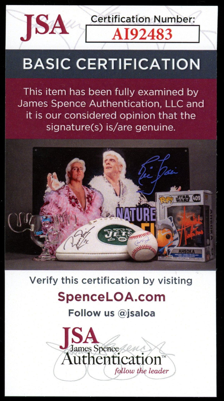 1974/75 Topps Brad Park Signed Autographed Card #50 JSA