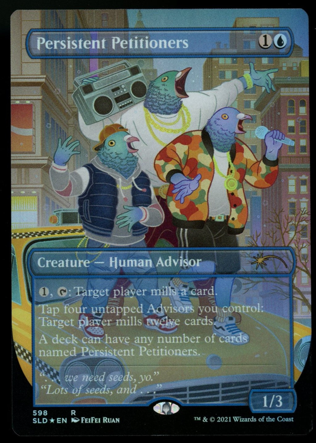 Magic Persistent Petitioners Secret Lair Drop Series Pidgeons #598