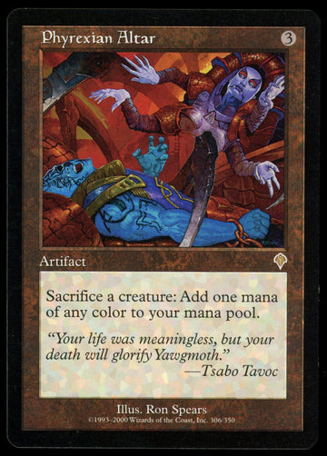 Magic the Gathering Invasion Phyrexian Altar Near Mint