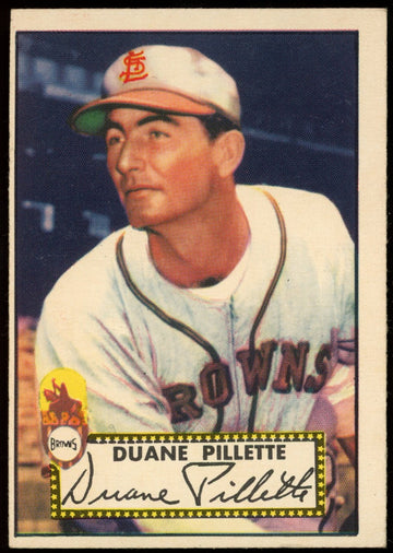 1952 Topps Duane Pillette #82 VG