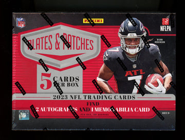 2023 Panini Plates & Patches Football Hobby Box
